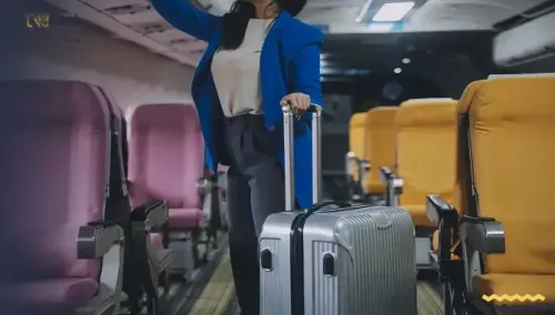 ابعاد چمدان داخل هواپیما